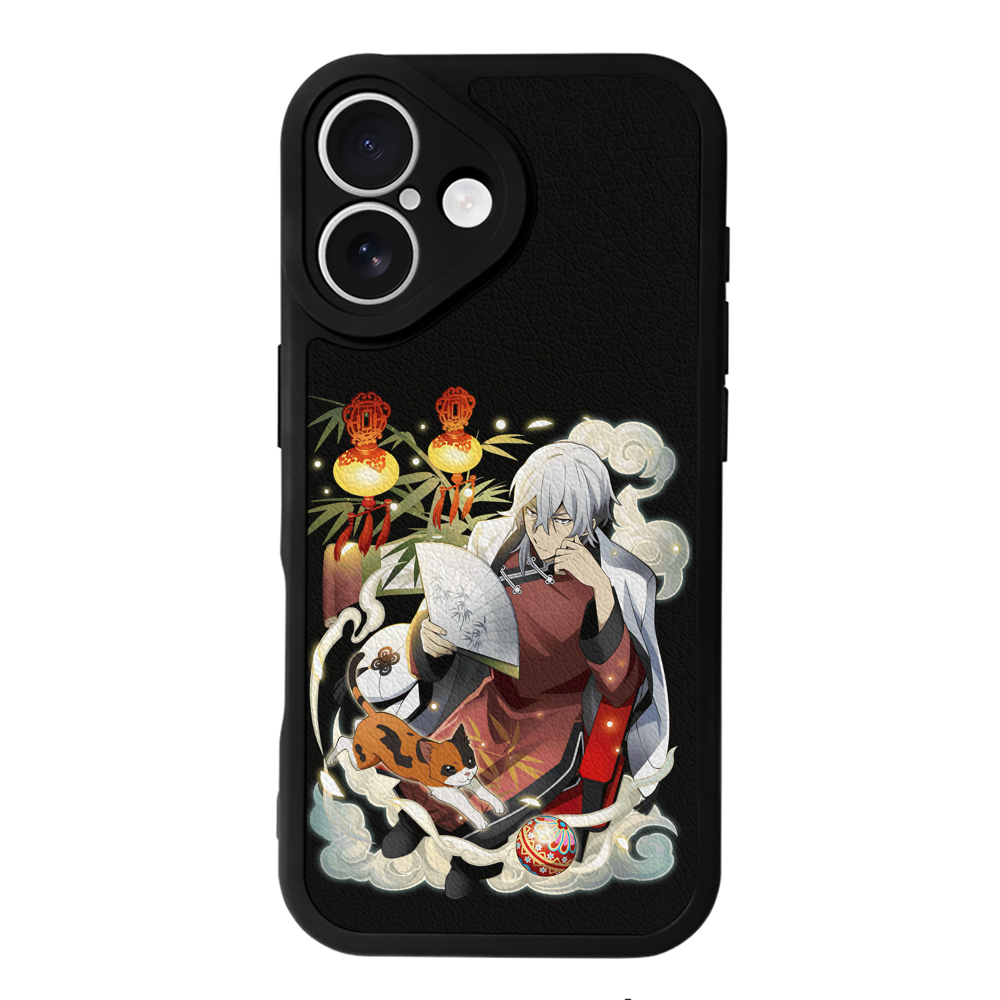 （画像用） 文豪ストレイドッグス Bungo Stray Dogs 【iPhone 16シリーズ対応】シリコンスマホケース（レザー調） 材質：シリコン